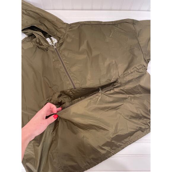 NWOT Aerie OFFLINE Green Oversized Pullover Lightweight Windbreaker Jacket Sze M - Picture 9 of 9
